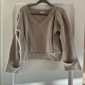 Gilded Intent Tan Sweater